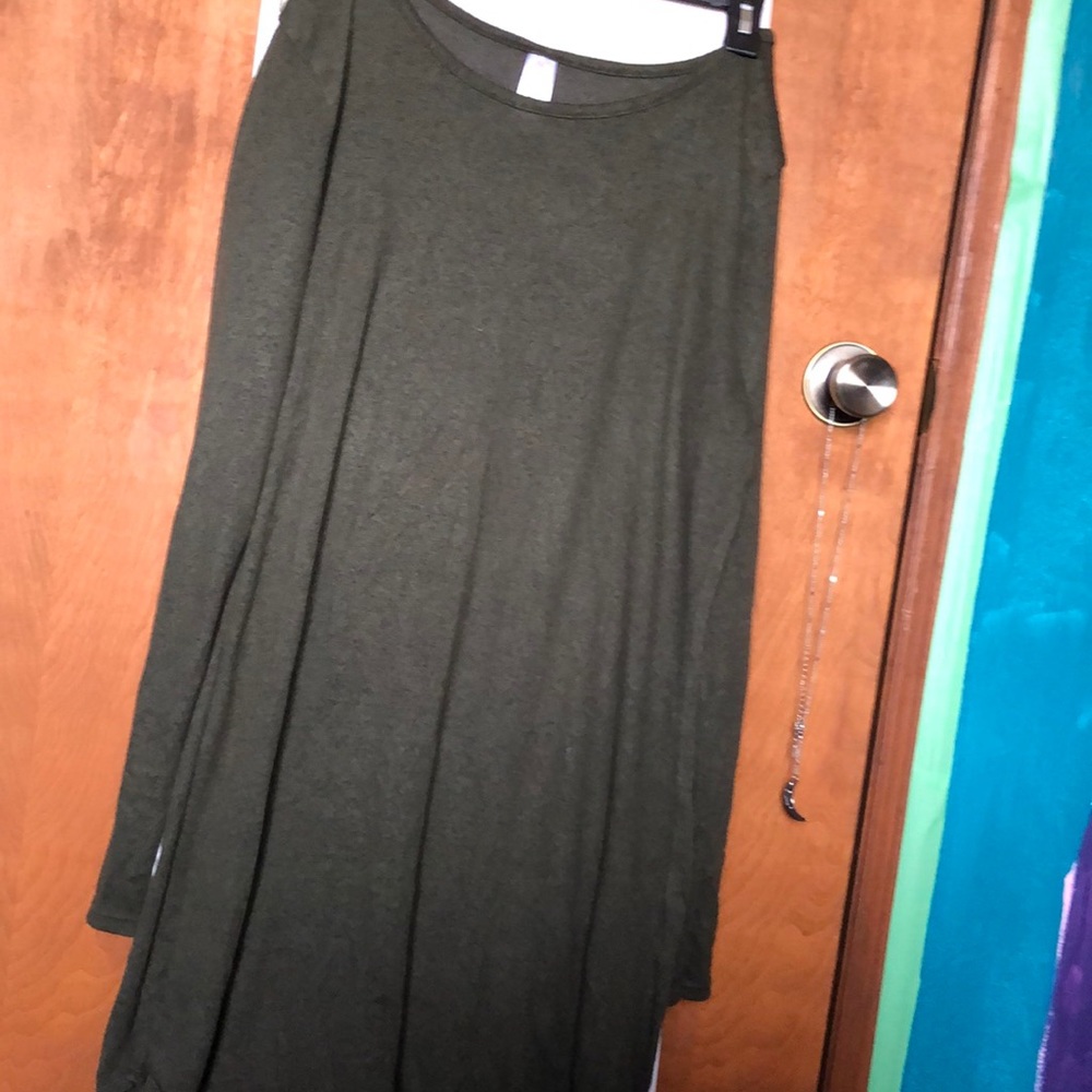Dress with long sleeves